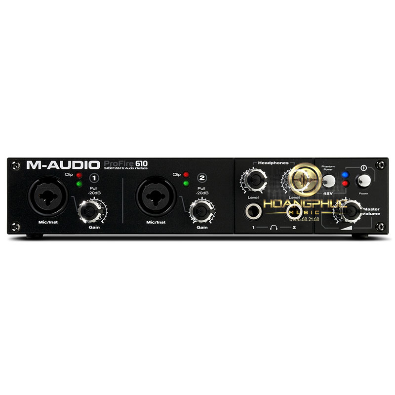 Soundcard thu âm M-Audio Profire 610 chính hãng nổi bật