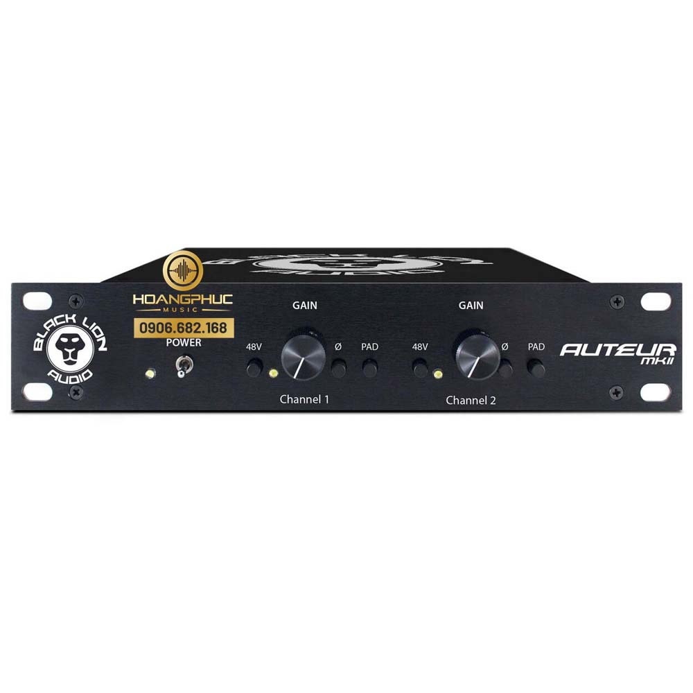 Black Lion Audio Auteur MK2 2-channel Microphone Preamp